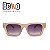 Óculos de Sol Rosa Claro Beko FQV8RLNUJ - Imagem 4