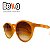 Óculos de Sol Beko Caramelo Estilo Retrô M7EFDWESX - Imagem 3