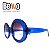 Óculos de Sol Redondo Beko Azul STZ3C8EJP - Imagem 3