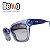 Óculos de Sol Beko Azul Transparente A288BWTEC - Imagem 3