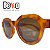 Óculos de Sol Beko Redondo Acetato Caramelo CA5HTWLXB - Imagem 6