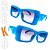 Óculos de Sol Azul Retrô Beko EDDMCCUYZ - Imagem 2