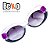 Óculos de Sol Feminino Beko Roxo Transparente BLBRQY752 - Imagem 6