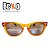 Óculos de Sol Unissex Beko Laranja Clássico XRHBW7XBX - Imagem 5