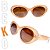 Óculos de Sol Feminino Beko Caramelo BWERBMP7W - Imagem 7