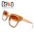 Óculos de Sol Feminino Beko Bege Moderno EDSLTBVYV - Imagem 5