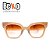 Óculos de Sol Feminino Beko Bege Moderno EDSLTBVYV - Imagem 4