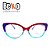 Armação de Óculos Acetato Colorida Beko A4RJ6B5EL - Imagem 4