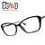 Armação Gatinho Preto Acetato Feminino - BEKO - Imagem 1