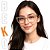 Armação Acetato Nude Feminina Leve - BEKO - Imagem 6