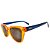 Óculos de Sol Quadrado Laranja Azul Transparente - UV400 - BEKO - Imagem 7