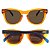 Óculos de Sol Quadrado Laranja Azul Transparente - UV400 - BEKO - Imagem 4