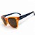 Óculos de Sol Quadrado Laranja Azul Transparente - UV400 - BEKO - Imagem 5