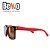 Óculos de Sol Onça Marrom Vermelho Unissex - UV400 - BEKO - Imagem 8