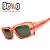Óculos De Sol Rosa Transparente Quadrado Retrô Unissex - UV400 - BEKO - Imagem 11
