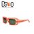 Óculos De Sol Rosa Transparente Quadrado Retrô Unissex - UV400 - BEKO - Imagem 17
