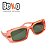 Óculos De Sol Rosa Transparente Quadrado Retrô Unissex - UV400 - BEKO - Imagem 6