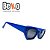 Óculos de Sol Gatinho Azul Royal Acetato Polarizado - UV400 - BEKO - Imagem 5