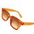 Óculos de Sol Quadrado Laranja Cristal - UV400 - BEKO - Imagem 12