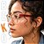 Armação Gatinho Translúcido Haste Vermelha Acetato Premium - BEKO - Imagem 2