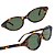 Óculos de Sol Gatinho Tartaruga Lente Verde - Acetato - BEKO - Imagem 3