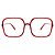 Armação Quadrado Vermelho Translúcido Cherry - Lente Transparente - BEKO - Imagem 6