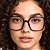 Armação Quadrado Preto Brilho Oversized - BEKO - Imagem 2