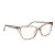 Armação Gatinho Nude Champanhe Transparente - Feminina Acetato Premium - BEKO - Imagem 9