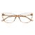 Armação Gatinho Nude Champanhe Transparente - Feminina Acetato Premium - BEKO - Imagem 4