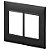 618516PT PLACA 4X4 6MOD PIAL PLUS+ PRETA LEGRAND - Imagem 1