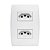 CONJUNTO 4X2 TOMADA DUPLA 20A ILUS - 99051 - SOPRANO - Imagem 1
