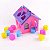 Brinquedo House Didactive - Casinha Didática Rosa Com 13 peças - Imagem 6