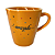 Caneca Porcelana Tulipa 120ml Corações Pequenos Laranja - Imagem 9