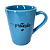 Caneca Porcelana Tulipa 220ml Mensagens Azul - Imagem 4