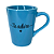 Caneca Porcelana Tulipa 220ml Mensagens Azul - Imagem 8