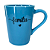 Caneca Porcelana Tulipa 220ml Mensagens Azul - Imagem 9