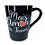 Caneca Porcelana Tulipa 220ml Frases de Amor Preta - Imagem 5