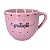 Xícara de Chá Paris 170ml Porcelana Corações Pequenos Rosa - Imagem 5