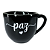 Xícara de Chá Paris 170ml Porcelana Mensagens Preta - Imagem 6