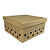 Caixa MDF Com Tampa 20 x 20 x 10cm Corações Vazado Lateral - Imagem 3