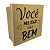 Caixa MDF Com Tampa 20 x 20 x 10cm Você Me Faz Tão Bem - Imagem 3