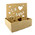 Caixa MDF Com Tampa 15 x 15 x 5cm Eu Te Amo Coração - Imagem 3