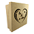 Caixa MDF Com Tampa 15 x 15 x 5cm Eu Te Amo Estrelas - Imagem 2