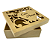 Caixa MDF Com Tampa 15 x 15 x 5cm Com Amor - Imagem 1