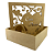 Caixa MDF Com Tampa 15 x 15 x 5cm Com Amor - Imagem 6