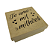 Caixa MDF Com Tampa 15 x 15 x 5cm Te Amo Mil Milhões - Imagem 1