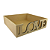 Bandeja de MDF 25 x 25 x 7cm Quadrada Love - Imagem 1