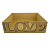 Bandeja de MDF 25 x 25 x 7cm Quadrada Love - Imagem 2