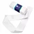 Fita de Cetim Najar Nº 9 C/10m x 38mm Cor 01 Branco - Imagem 1
