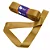 Fita de Cetim Najar Nº 5 C/10m x 22mm Cor 47 Dourado - Imagem 1